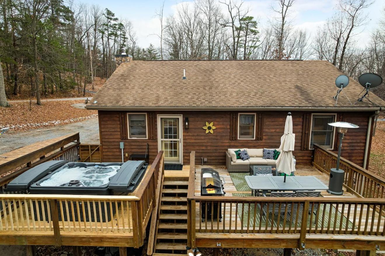 Shenandoah Dog Friendly Cabin With River Access, Hot Tub, Fire Pit, Bbq, Outdoor Dining Шенъндоа Екстериор снимка